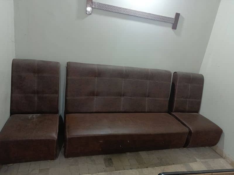 Leather Sofa Set & Office Chairs 10