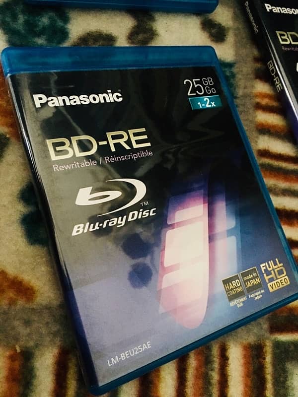 Panasonic Blank Rewritable Bluray Discs 0