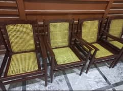 Canvas chairs x4