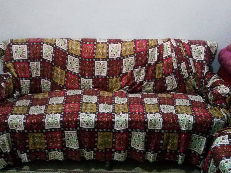 7 seater sofa Sets. with covers 0