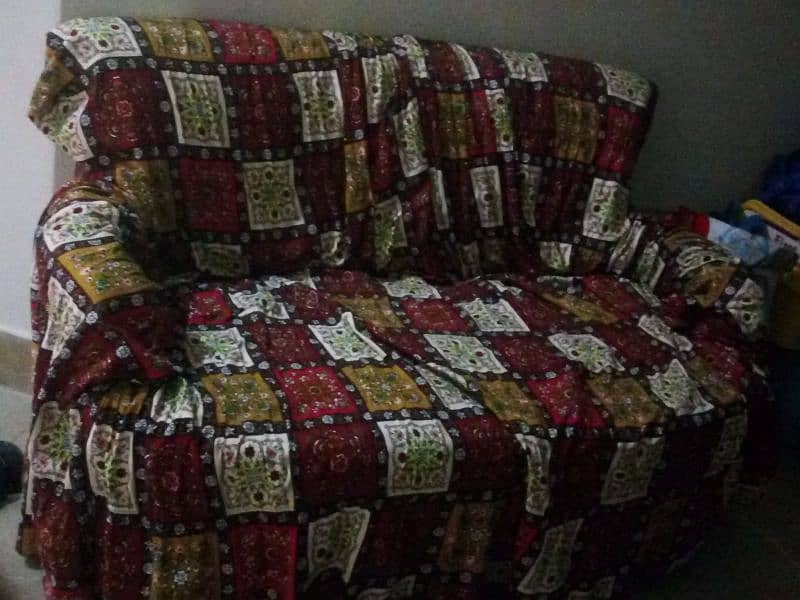 7 seater sofa Sets. with covers 2