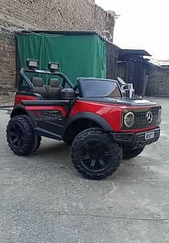 Kids Electric Jeep Mercedes Double Battery