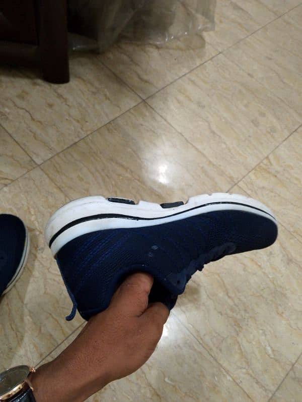 Navy Blue with white sool primmim shoe size 41/7 number 0