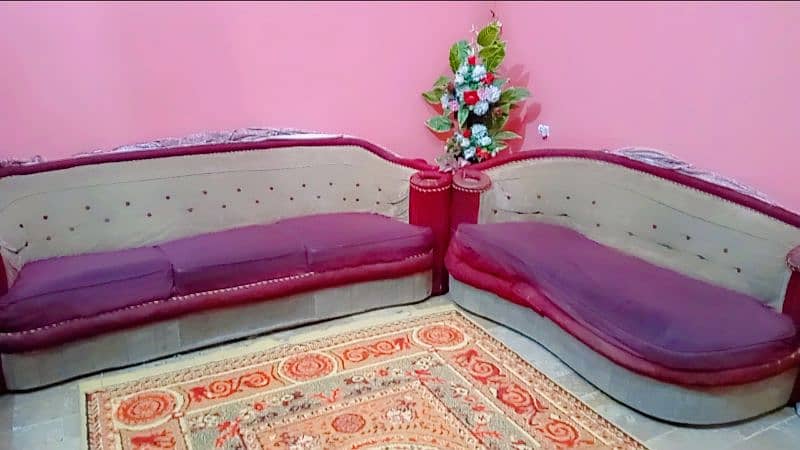 5 seater iron sofa set and 5 seater foam sofa set 5