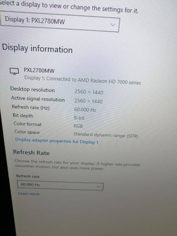 27 inch 2k lcd monitor with all ports 2