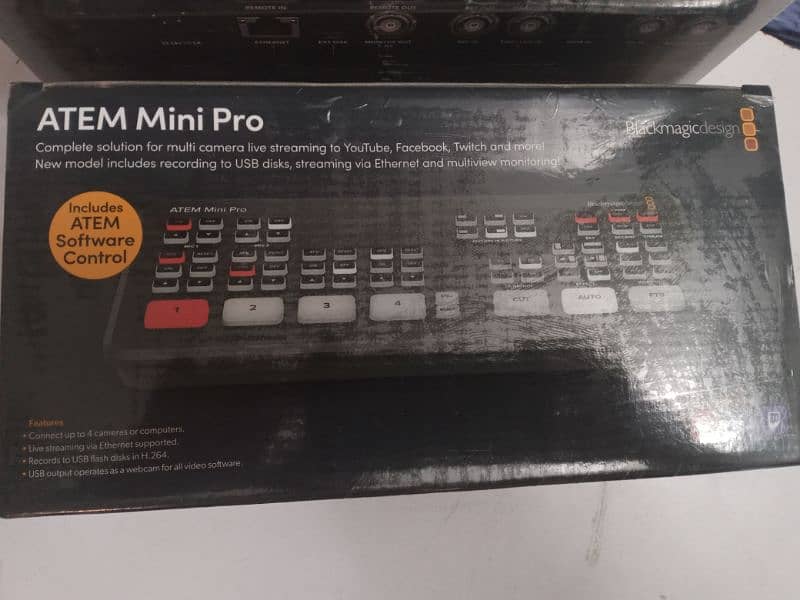 Atem Mini Pro, SDI Distribution 4K,Zoom H-6, Walkie Talkie 2