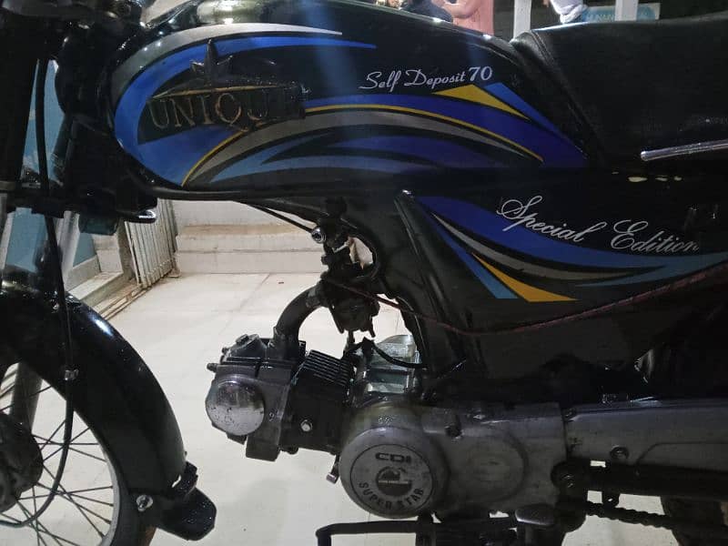 super star bike saf sutri shiny condition Tanki side cover change 1