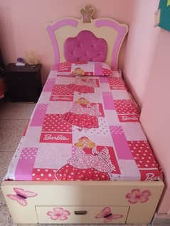 Single Bed with Mattress for Kids