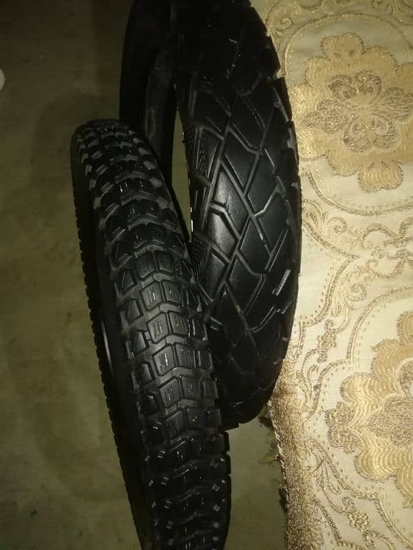 suzuki gr 150 tubeless tyre both just like new 0