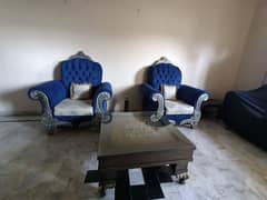 7 seater sofa set with table