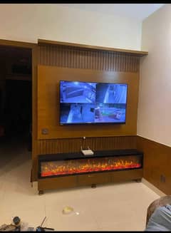 installation of fire place