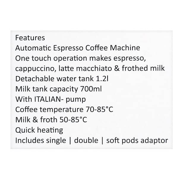 Alpina Coffee Espresso Machine 1