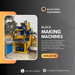 Block Making Machine BG/2 15-Pieces