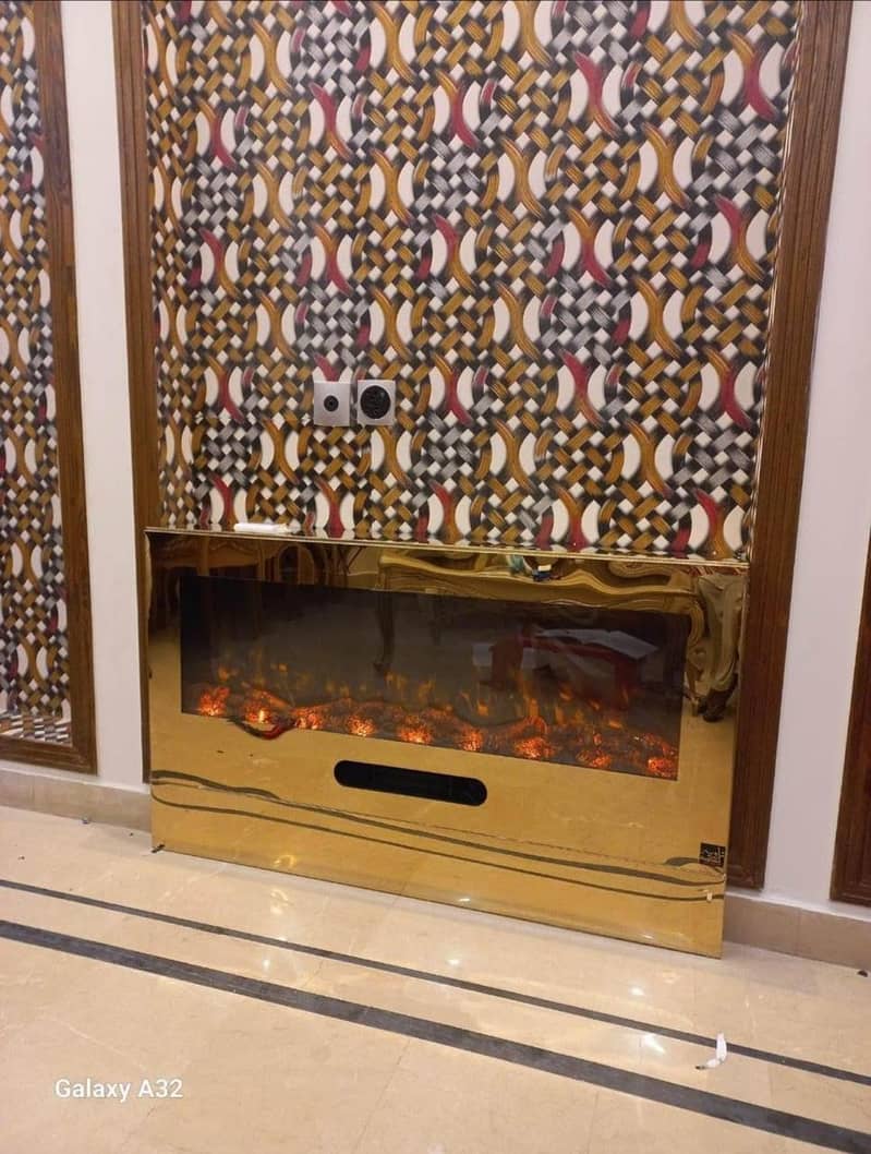 installation of fire place 2