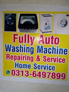 Fully Auto washing machine rapring & service 24/7 callme 03136497899