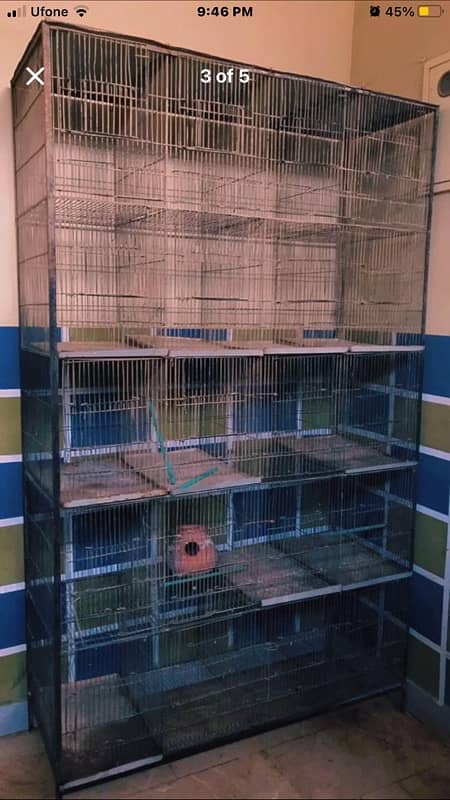 Metal cage for pets 2