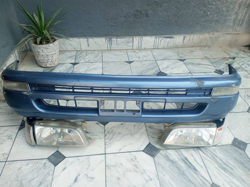 Front Bumper with headlights & Back Garnish 0