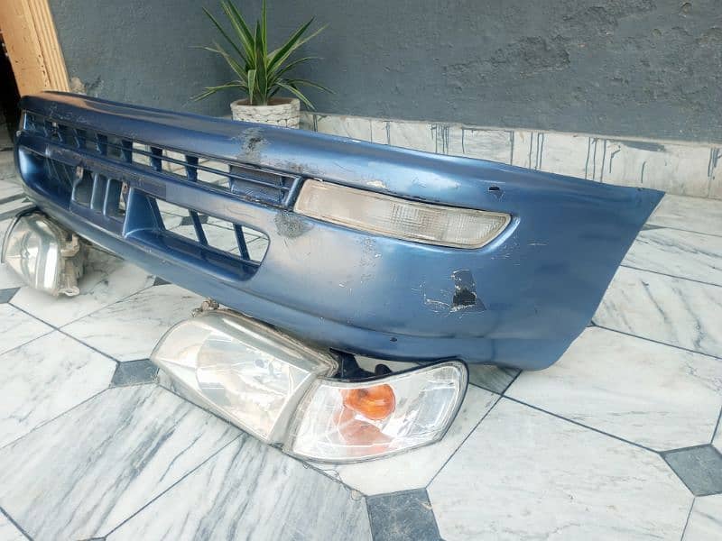 Front Bumper with headlights & Back Garnish 3