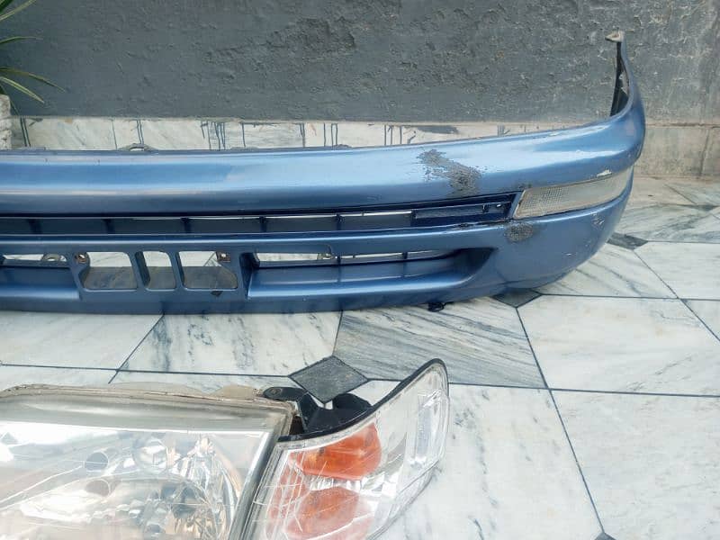 Front Bumper with headlights & Back Garnish 6