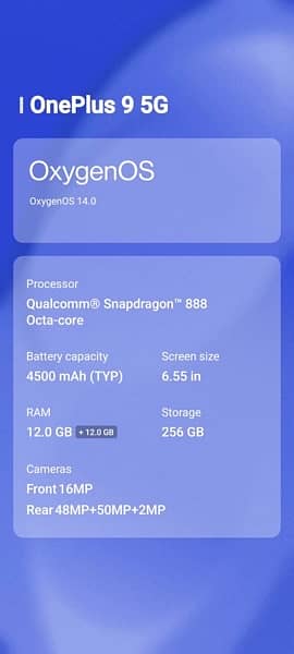 one plus 9 5G 5