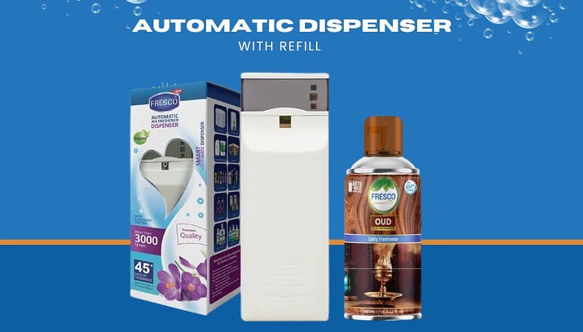 Fresco air freshener , air dispenser , refills and cleaning products 11