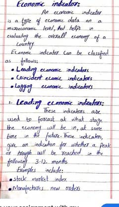 handwriting assignment work