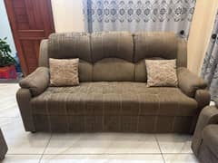 7 seater Sofa set  (Dark Brown colour ) For sale