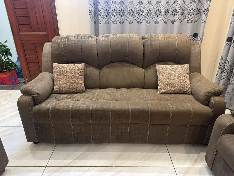 7 seater Sofa set  (Dark Brown colour ) For sale 0