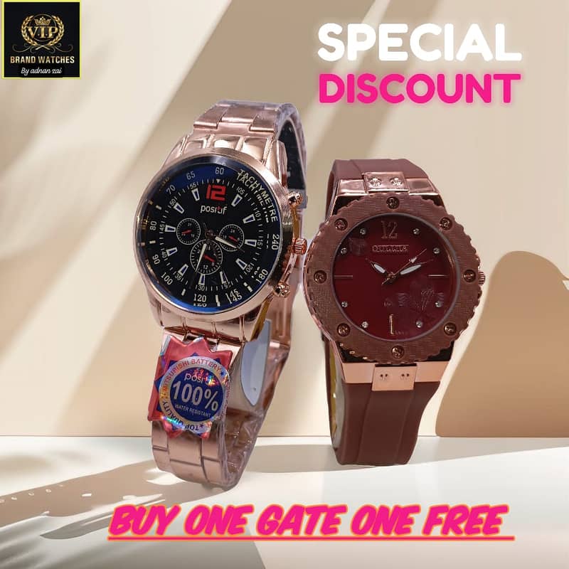 Buy One, Get One Free – Premium Watches for Him & Her!⌚ 4