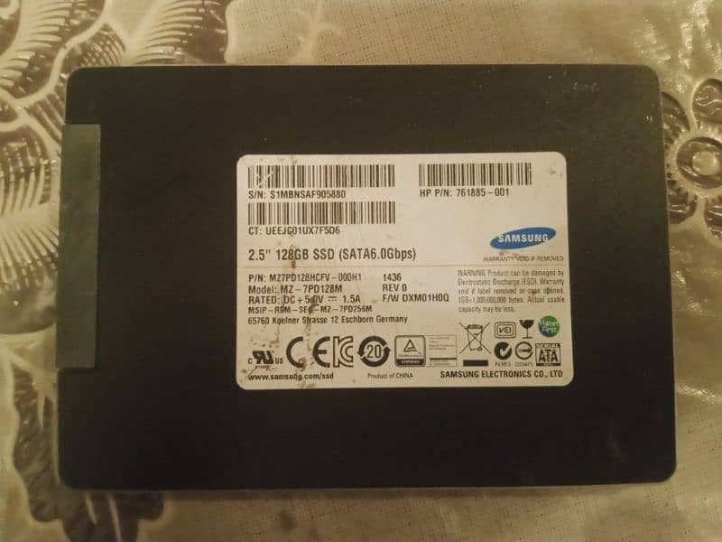 SSD Ram 128Gb 0