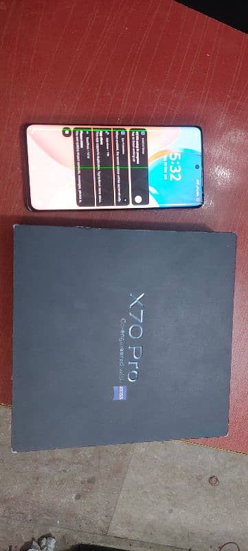 vivo X70 pro 20Gb ram 256 memory box charger 2