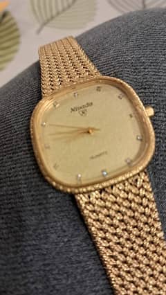 watch nivada slim smart gold addition stones