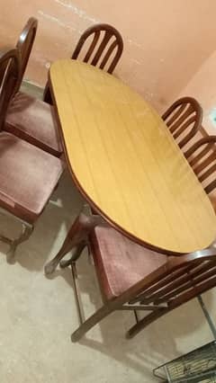 dining table with 6 chairs