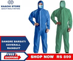 Dangri Barsati rain coat coverall parasuit material