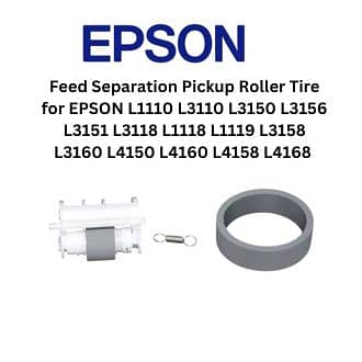 Feed Separation Pickup Roller Tire for EPSON L1110 L3110 L3150 L3156 L 0