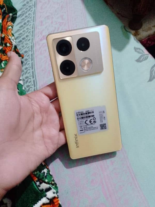 infinix note 40 pro 12+6 ram 256 memory excellent condition All oky 1