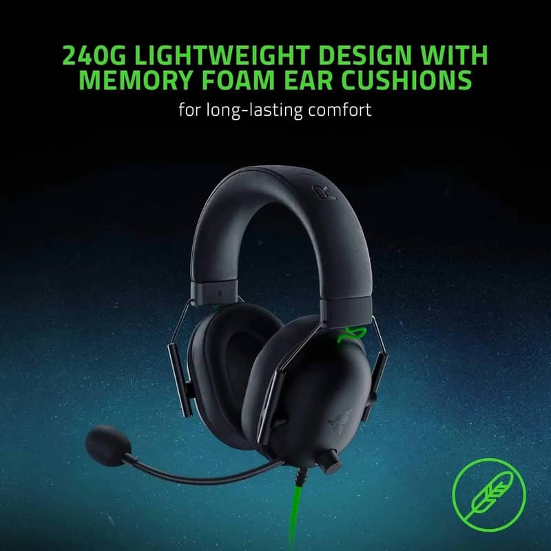 Razer Blackshark V2 X Gaming Headset for PC, Mac, PS4, Xbox. AiO 6