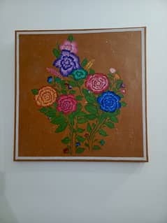 handmade floral painting