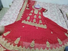 New Bridal Red Sharara