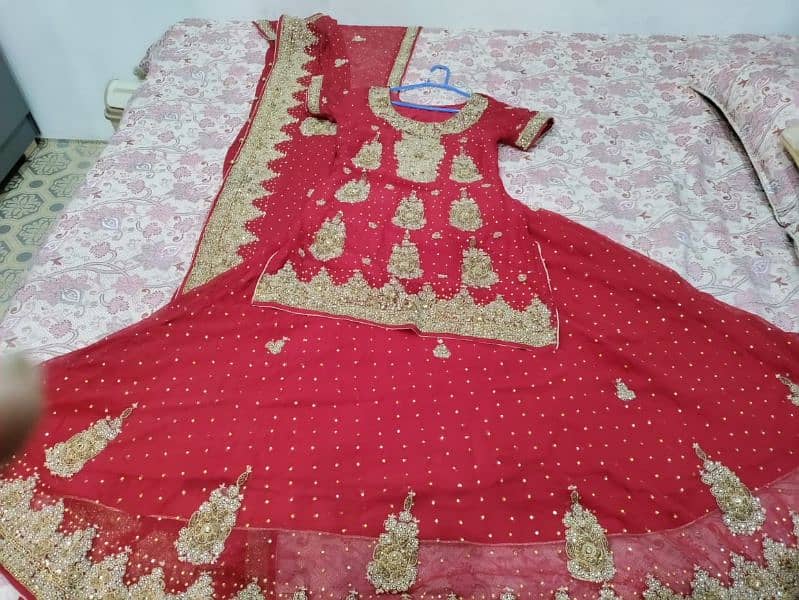 New Bridal Red Sharara 3