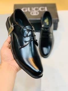 Mens Formal Rexine shoes in black