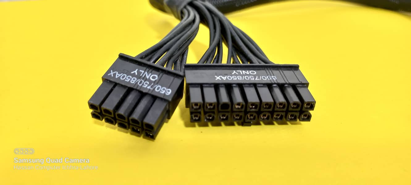 Modular PSU Cables - 24 pin, 6+2 GPU, 4+4 CPU, Sata, Molex 8