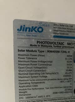 jinko solar panel