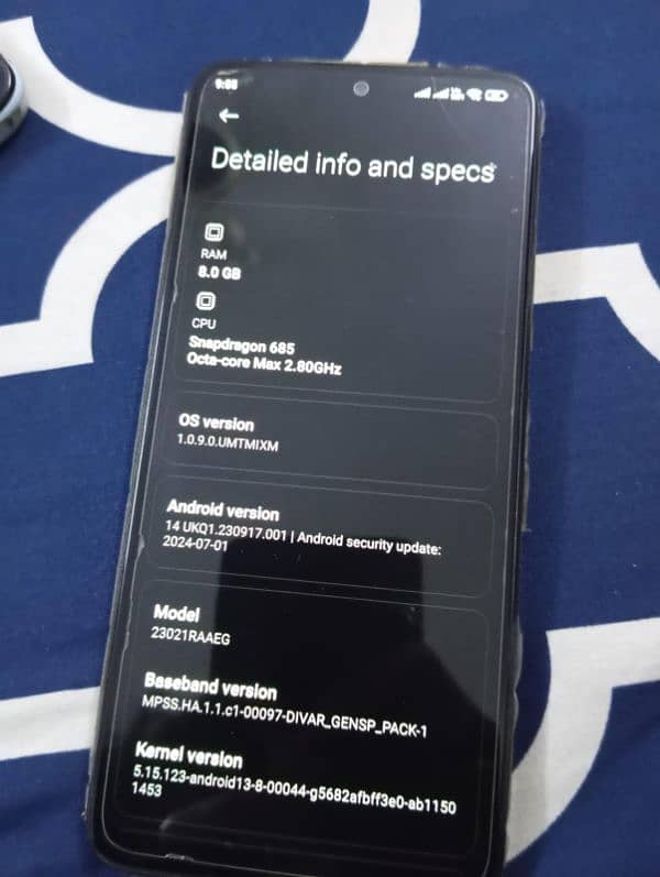 Redmi note 12 8/128 for sale 3