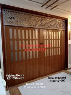 Pvc folding Doors