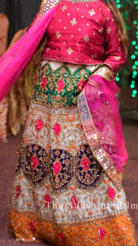 Lehnga choli with dupatta 2