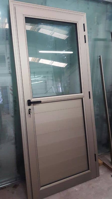 Aluminum Door,window, kitchen  || aluminum any work available Sialkot 5