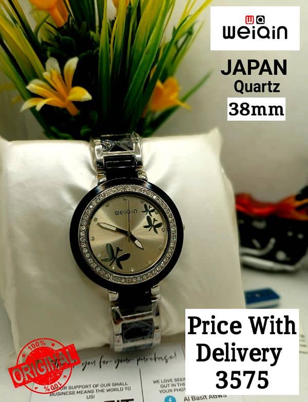 Men Women Fashion Wrist Watches Quartz Call Msg Whatsapp 0316-1737353 2