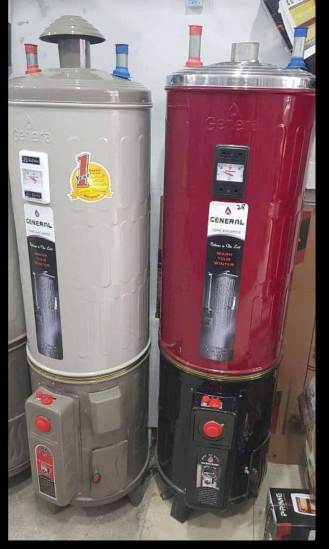 Gas + electric water gyeser. Contact  03095680614 3