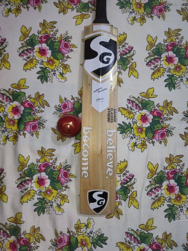 SG English Willow Sunil Gavaskar Original Bat And Kookaburra ball free 4